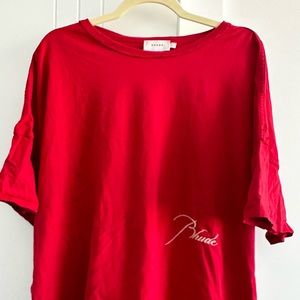 Rhude Red Reverse T-Shirt Men’s Size Large L
